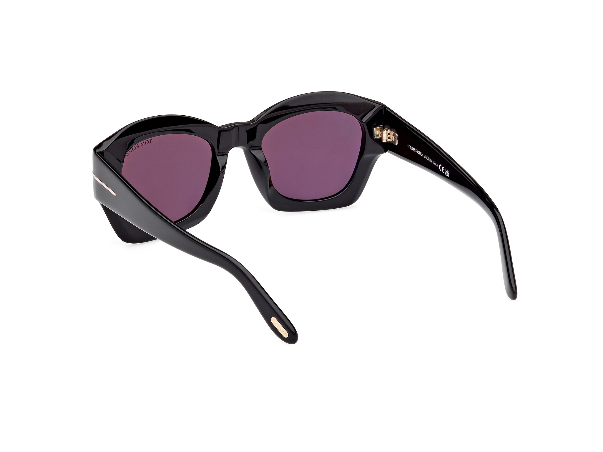 TOM FORD - FT1083 NERO LUCIDO / FUMO - immagine 3