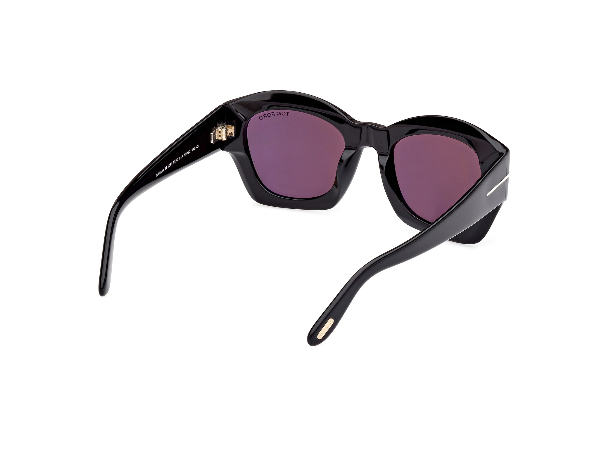 TOM FORD - FT1083 NERO LUCIDO / FUMO - immagine 5