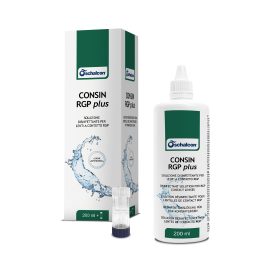 Consin RGP Plus - Soluzione Disinfettante e Conservante per Lenti a Contatto RGP 200 ml - Schalcon