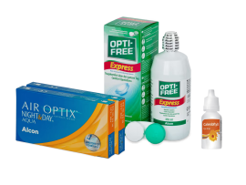 Air Optix Night&Day (2x3 lenti) + OptiFree Express 355ml + Calendoftyll