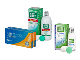 Air Optix Night&Day (2x3 lenti) + OptiFree Express 355ml + OptiFree Puremoist