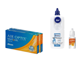 Air Optix Night&Day (2x3 lenti) + Sky Releasy 400 ml + Calendoftyll
