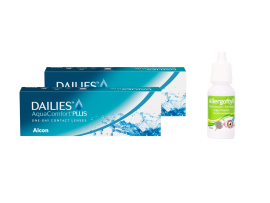 Dailies Aqua Comfort Plus (2x30 lenti) + Allergoftyll