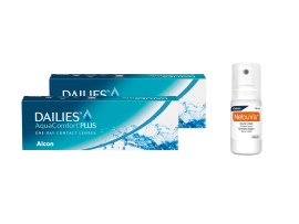 Dailies Aqua Comfort Plus (2x30 lenti) + Nebuvis
