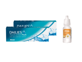 Dailies Aqua Comfort Plus (2x30 lenti) + Oftylla