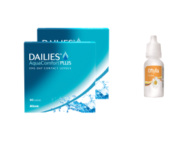 Dailies Aqua Comfort Plus (2x90 lenti) + Oftylla