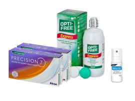 Precision7 for Astigmatism (2x12 lenti) + OptiFree Express 355ml + Nebuvis Reidratante Occhi