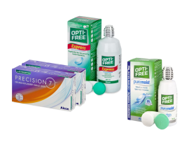 Precision7 for Astigmatism (2x12 lenti) + OptiFree Express 355ml + OptiFree Puremoist