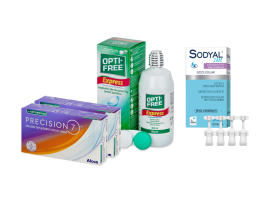 Precision7 for Astigmatism (2x12 lenti) + OptiFree Express 355ml + Sodyal 24H