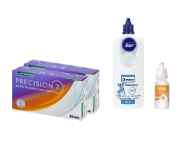 Precision7 for Astigmatism (2x12 lenti) + Sky Releasy 400 ml + Oftylla