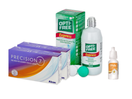 Precision7 Sferiche (2x12 lenti) + OptiFree Express 355ml + Oftylla